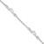 Sterling Silver Polished Dolphin 9in Plus 1in Ext. Anklet QG2783-9