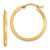 10k Polished Hoop Earrings 10TF1630