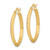 10k Polished Hoop Earrings 10TF1630