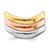 14k Tri-Color Triple Wave Bands R882