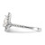 14K White Gold Lab Grown Diamond VS/SI FGH Pear Halo Semi-mount Eng RM2064E-100-7WLG