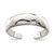 Sterling Silver Solid Polished Domed Toe Ring QR854