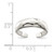 Sterling Silver Solid Polished Domed Toe Ring QR854