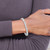 Sterling Shimmer Sterling Silver Rhodium-plated 7 inch 40 Stone CZ Bracelet QG3490-7
