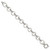 Sterling Silver Polished Circle Fancy Link 7.5 inch Bracelet QG4476-7.5