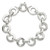 Sterling Silver Polished Circle Fancy Link 7.5 inch Bracelet QG4476-7.5