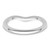 14k White Gold 1/5 carat Diamond Contoured Complete Wedding Band RM2591B-009-WAA