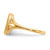 14k 8.5x6.5mm Open Back Child's Signet Ring RS194