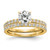 14K Gold Lab Grown Diamond VS/SI FGH Semi-Mount Eng Ring RM2606E-100-7YLG