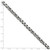 Sterling Silver Mens Antiqued Brush Byzantine/Box Link Bracelet QG5737-8.5
