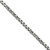 Sterling Silver Mens Antiqued Brush Byzantine/Box Link Bracelet QG5737-8.5