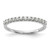 14K White Gold Lab Grown VS/SI FGH Dia Band RM3273B-025-WLG
