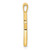 10k Cross Charm 10D167