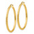 10k Diamond-cut 3mm Round Hoop Earrings 10TC270