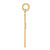 10k Cross Charm 10C317
