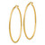 10k Diamond-cut 2mm Round Tube Hoop Earrings 10TC768