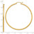 10k Diamond-cut 2mm Round Tube Hoop Earrings 10TC768