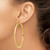 10k Polished 4mm Lightweight Tube Hoop Earrings 10T954L