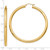 10k Polished 4mm Lightweight Tube Hoop Earrings 10T954L
