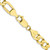 10k 6.75mm Concave Open Figaro Chain 10LF180-22