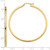 10k 2mm Square Tube Hoop Earrings 10T1073