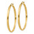 10k Polished Hoop Earring 10TA236