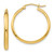 10k Polished Hoop Earring 10TA233