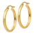10k Polished Hoop Earring 10TA233