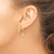 10k Polished Hoop Earring 10TA233