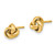 10k Polished Love Knot Post Earrings 10TL1047