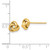 10k Polished Love Knot Post Earrings 10TL1047