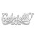 10k White Gold Polished Heart Name Plate 10XNA134W