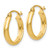 10k Polished Hoop Earring 10TA231