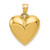 10K Polished 3-D Heart Pendant 10C2911
