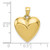 10K Polished 3-D Heart Pendant 10C2911