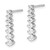 14K White Gold Lab Grown Diamond VS/SI FGH Graduating Drop Earrings EM7946-100-WLG