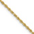 10k 1.5mm Diamond-cut Rope Chain 10K012-24