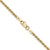 10k 2.25mm Regular Rope Chain 10K016S-26