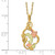 10k Tri-color Black Hills Gold Necklace 10BH656-18