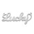 10k White Gold Name Plate 10XNA634W