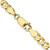 10k 4.5mm Concave Open Figaro Chain 10LF120-18