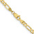 10k 4mm Concave Open Figaro Chain 10LF100-16