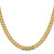 10K 7.5mm Open Concave Curb Chain 10K 10LCR200-22