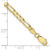 10k 4mm Concave Open Figaro Chain 10LF100-8