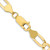 10k 6mm Concave Open Figaro Chain 10LF160-26