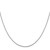 10k White Gold 1mm Box Chain 10KWB100-20