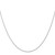 10k White Gold .95mm Carded Cable Rope Chain 10K8RW-20