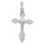 14k White Gold Crucifix Pendant C2808
