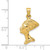 14k 3-D Nefertiti Pendant C3068