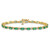 14k Diamond and Emerald Bracelet BM4481-EM-010-YA